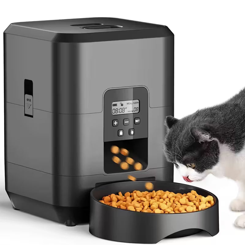 2L Automatic Pet Feeder Cat Dog Dry Food Dispenser Touch Screen Pet Cat Feeder Automatic feeder for Dog And cat