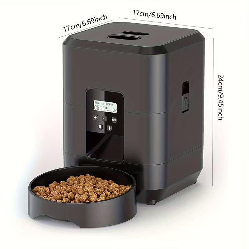 2L Automatic Pet Feeder Cat Dog Dry Food Dispenser Touch Screen Pet Cat Feeder Automatic feeder for Dog And cat